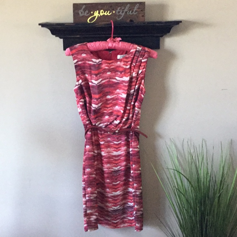 Dress Barn shades of red dress.